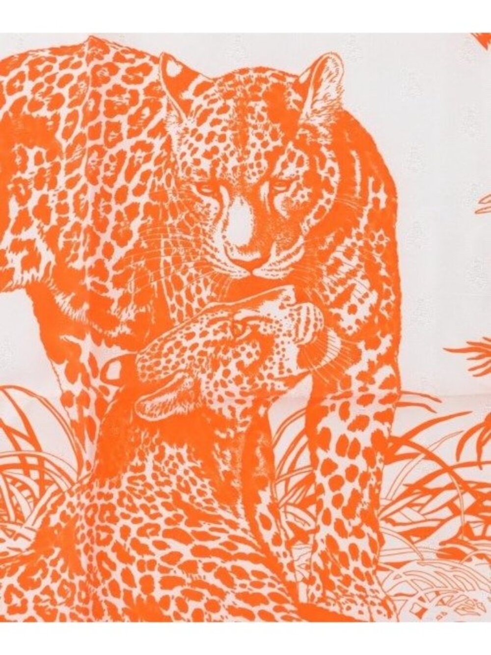 Hermes Bandana Scarf Orange - Picture 4 of 6